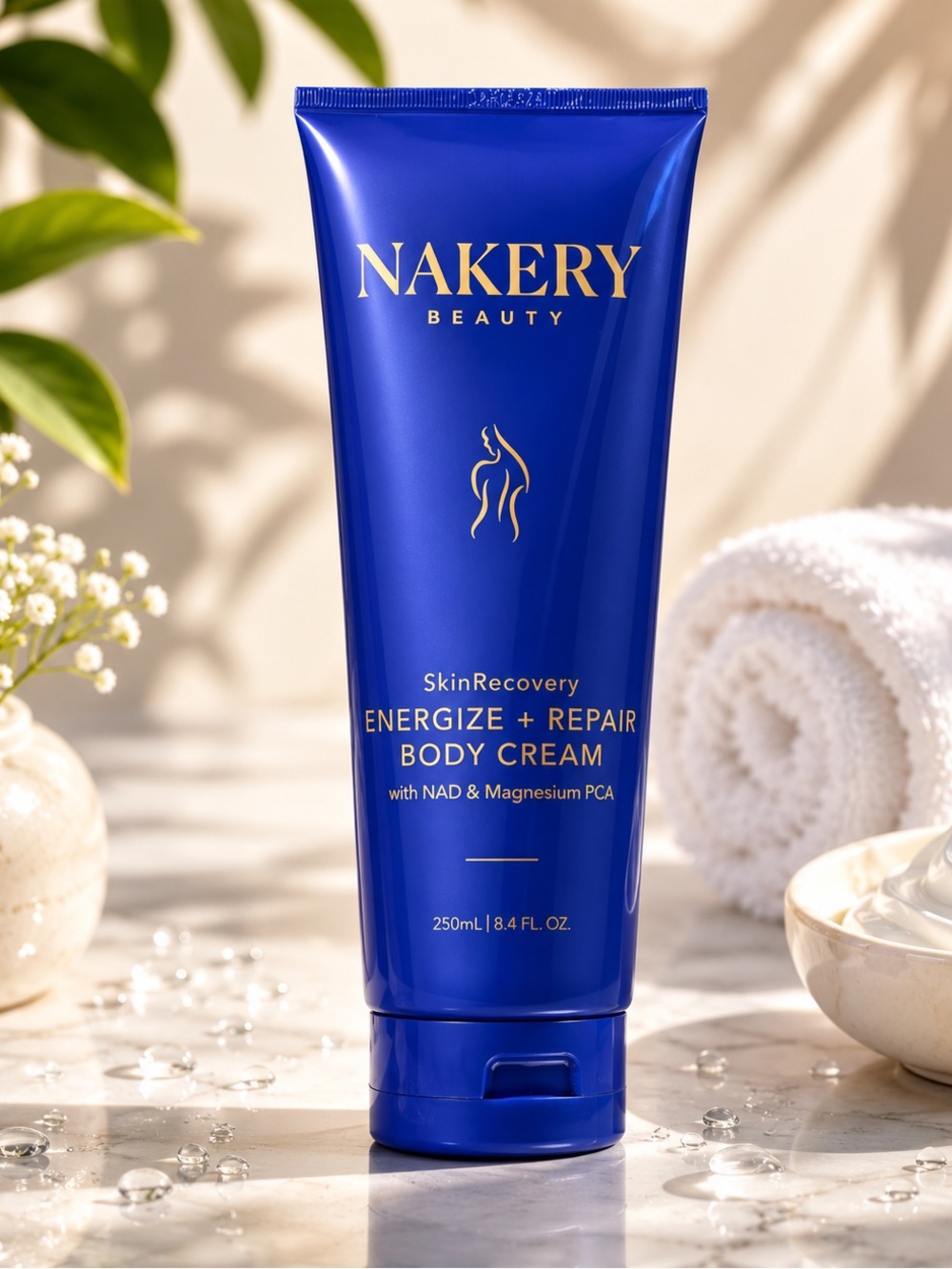 Nakery SkinRecovery Energize + Repair Body Cream — hydrate & restore skin ✨